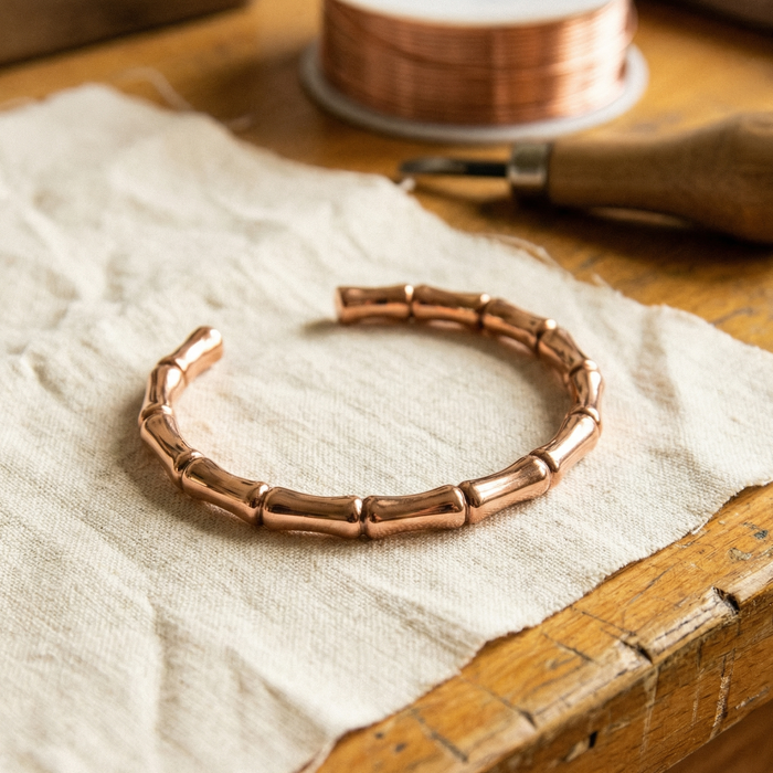 Margrits Bambus Kupferarmband
