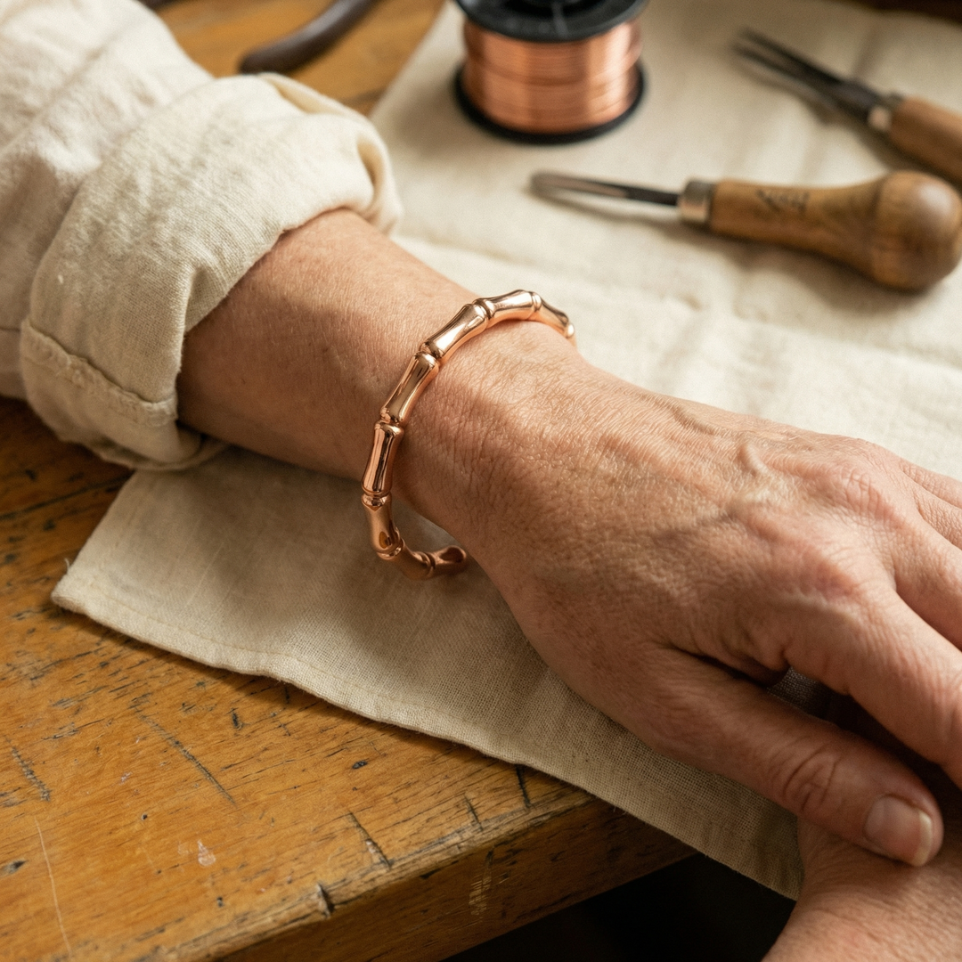 Margrits Bambus Kupferarmband