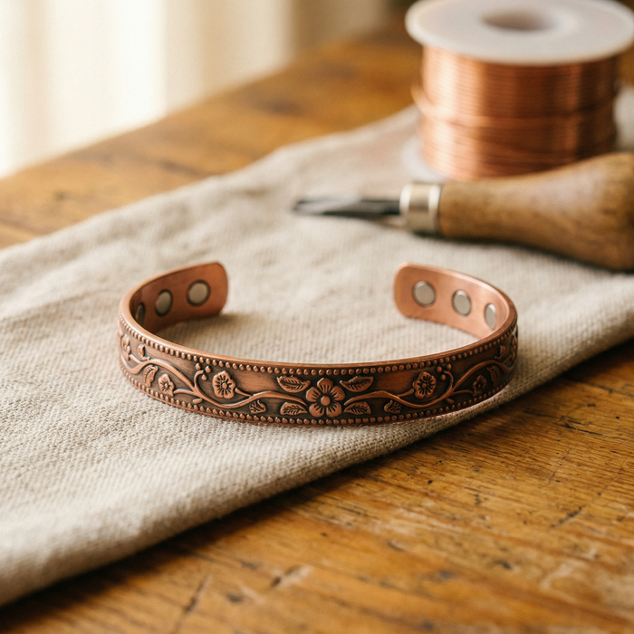 Margrits Glockenblume Kupferarmband
