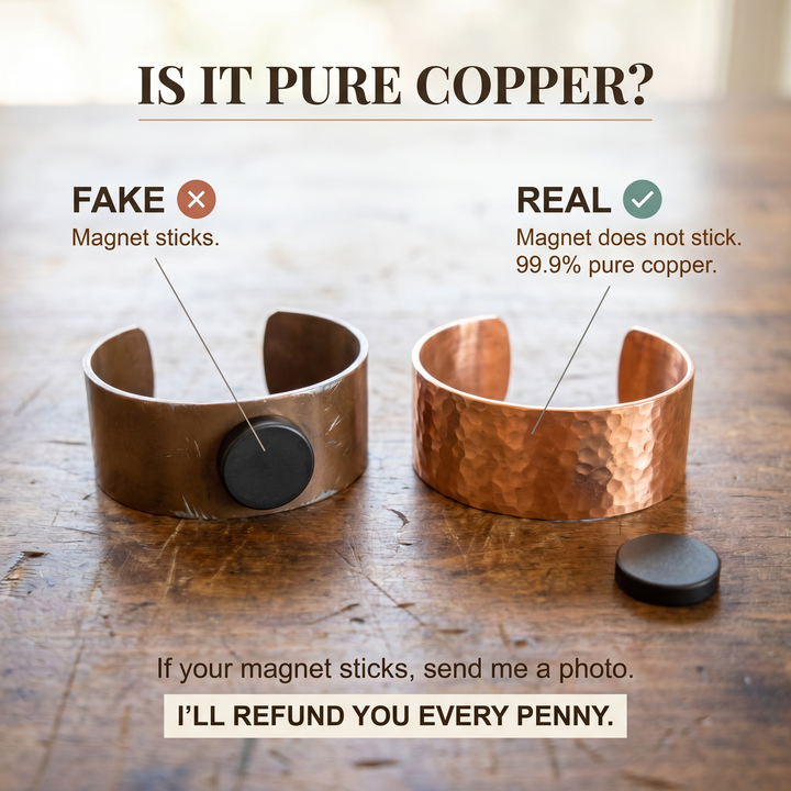 Copper Soul  Wave Copper Bracelet
