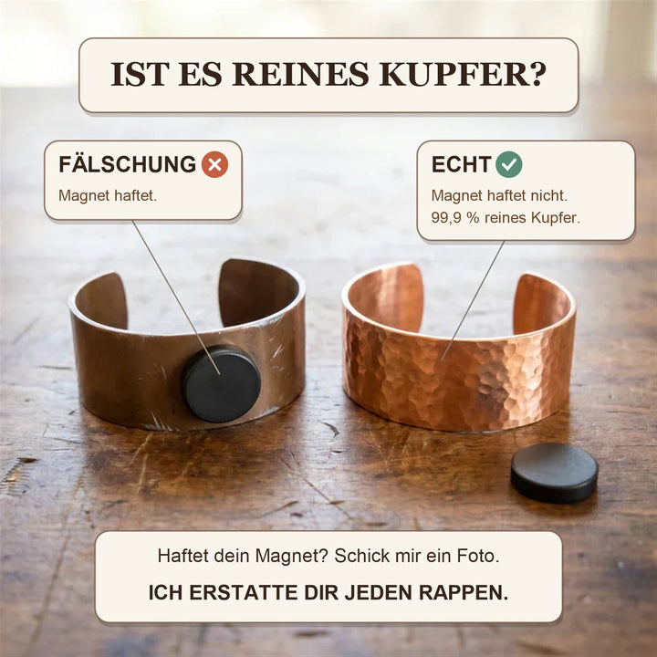 Margrits Naht Kupferarmband