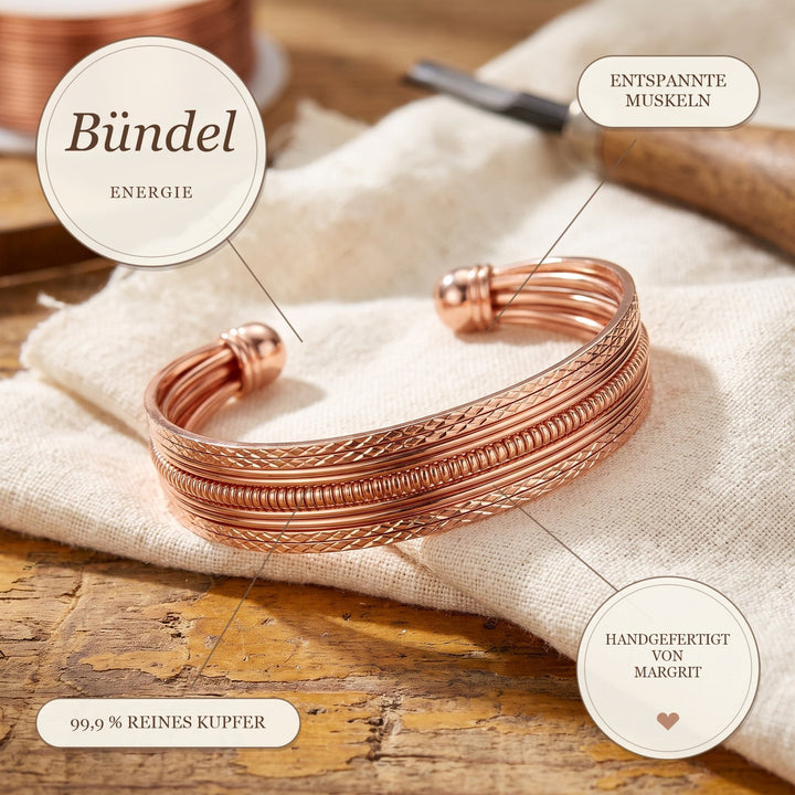 Margrits Bündel Kupferarmband