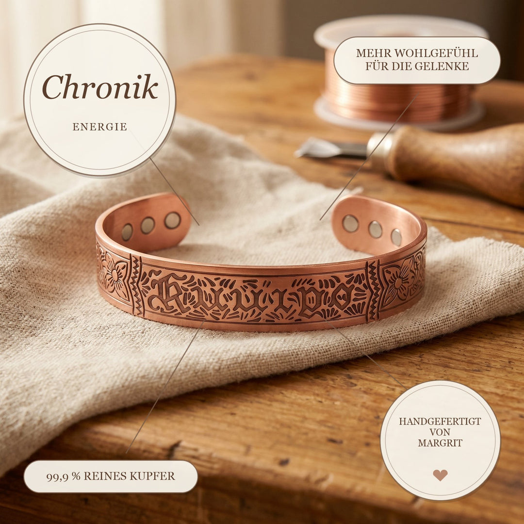 Margrits Chronik Kupferarmband