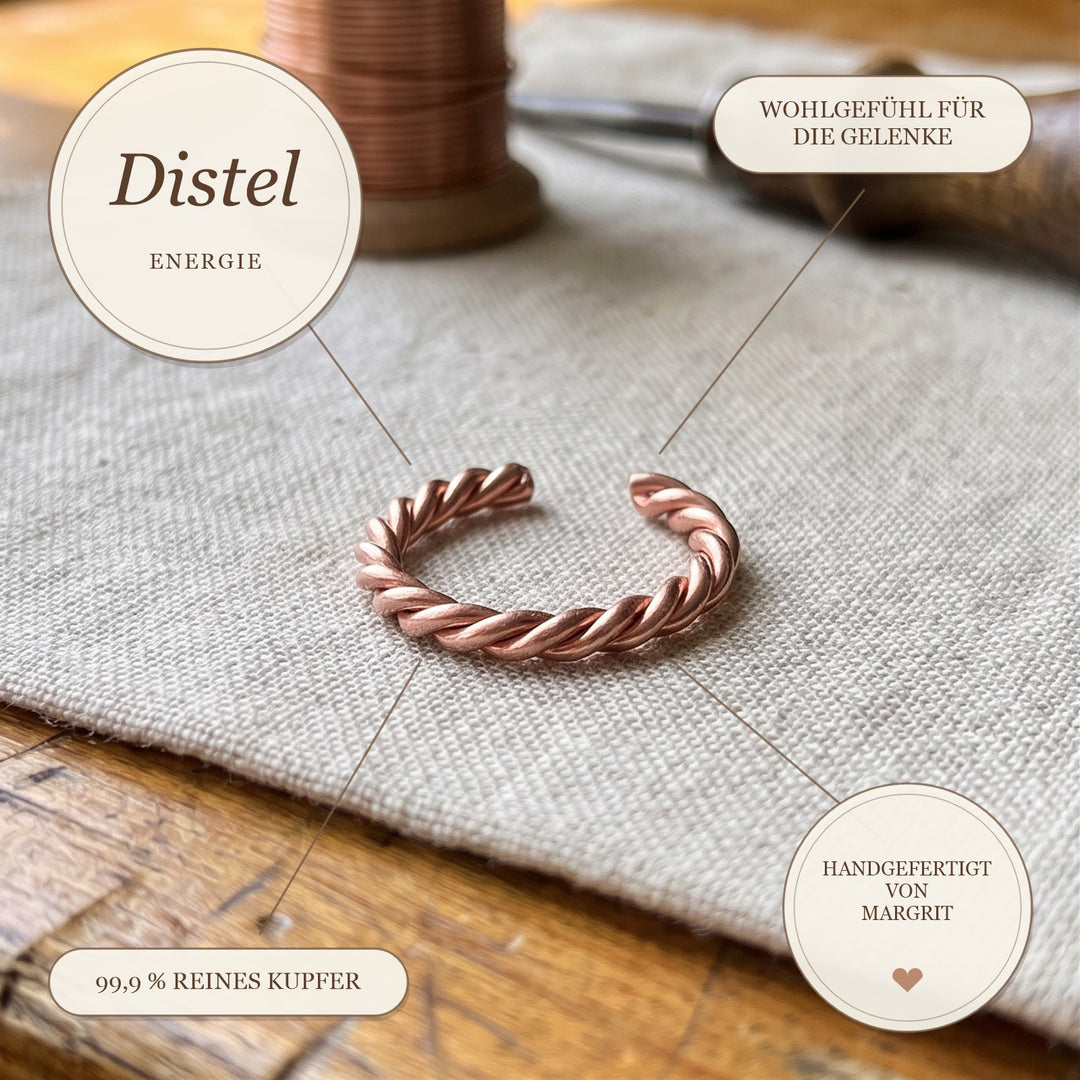 Margrits Distel Kupferring