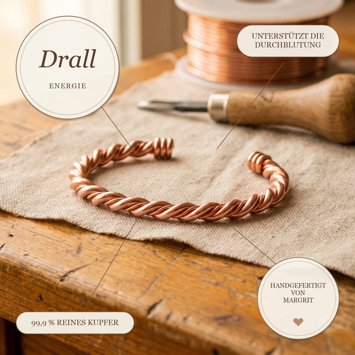 Margrits Drall Kupferarmband