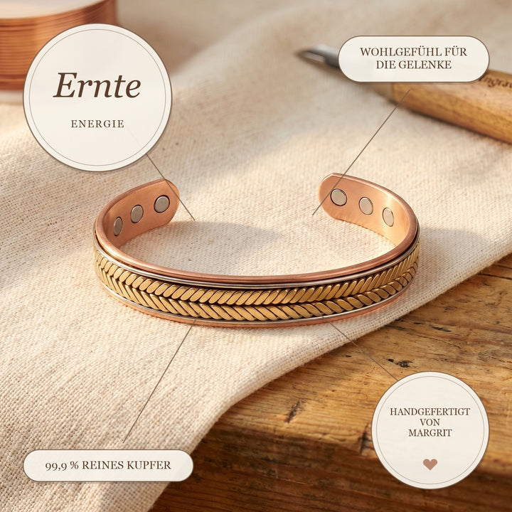 Margrits Ernte Kupferarmband