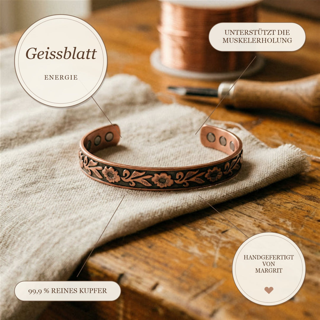 Margrits Geissblatt Kupferarmband