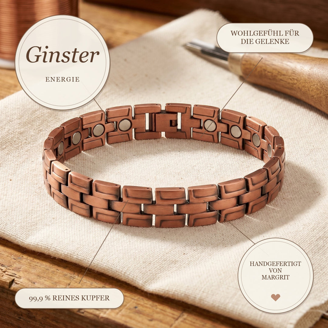 Margrits Ginster Herren-Kupferarmband