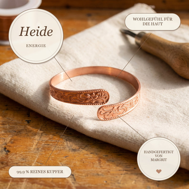 Margrits Heide Kupferarmband