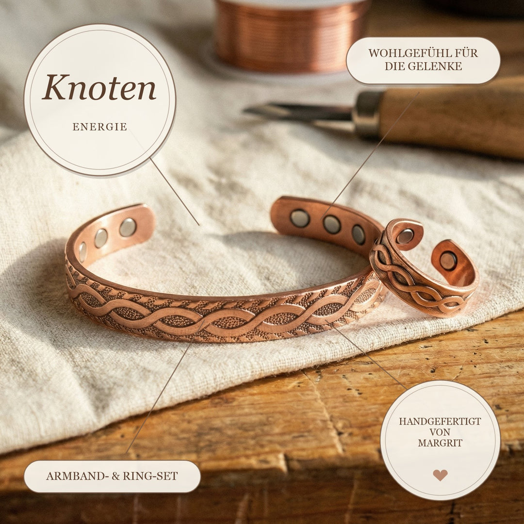 Margrits Knoten Kupfer-Set