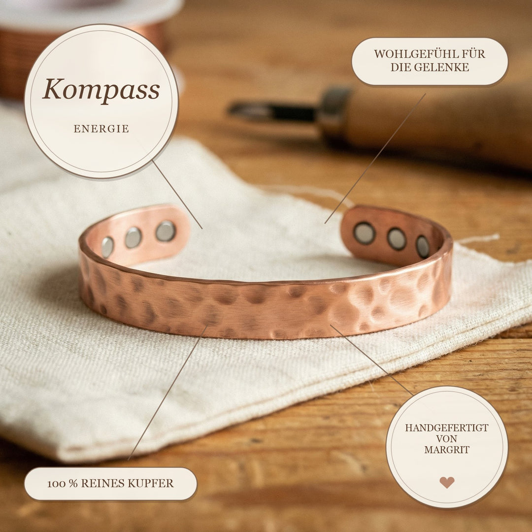 Margrits Kompass Kupferarmband