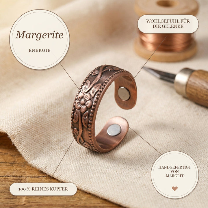 Margrits Margerite Kupferring