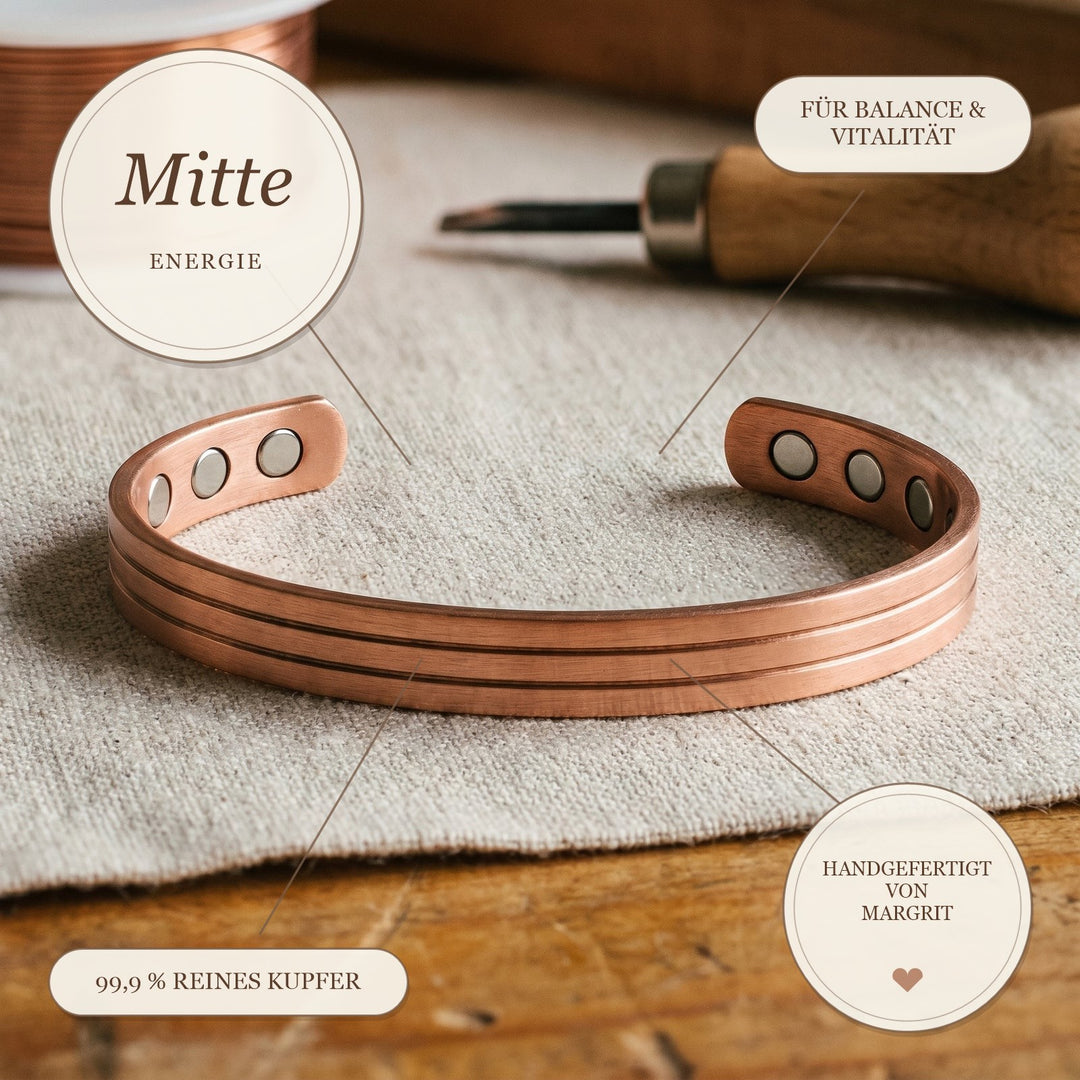 Margrits Mitte Kupferarmband