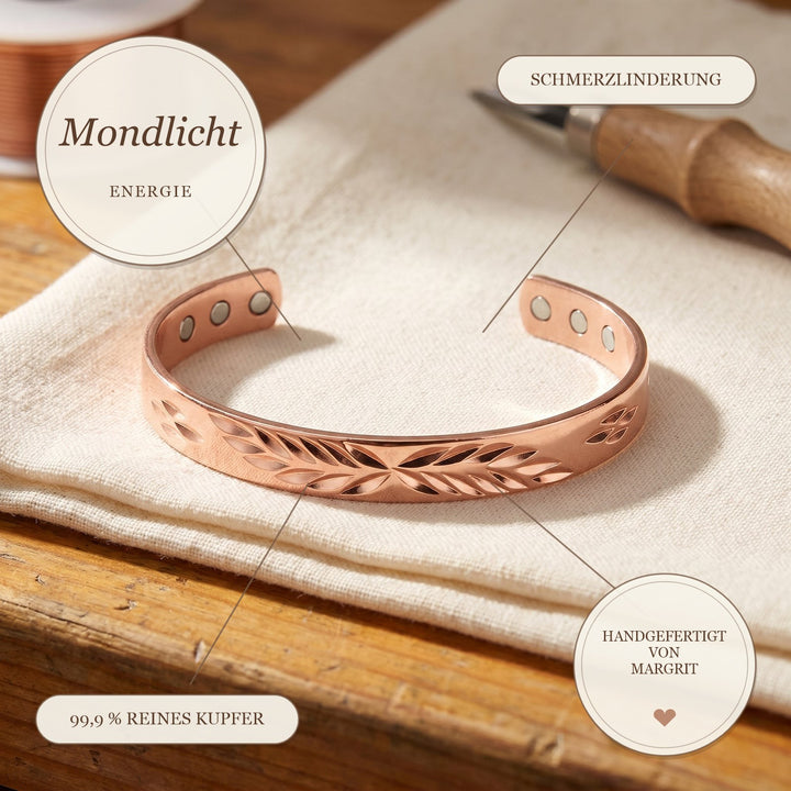 Margrits Mondlicht Kupferarmband