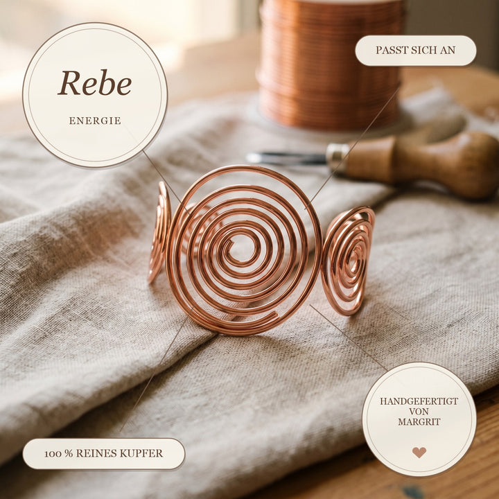 Margrits Rebe Kupferarmband
