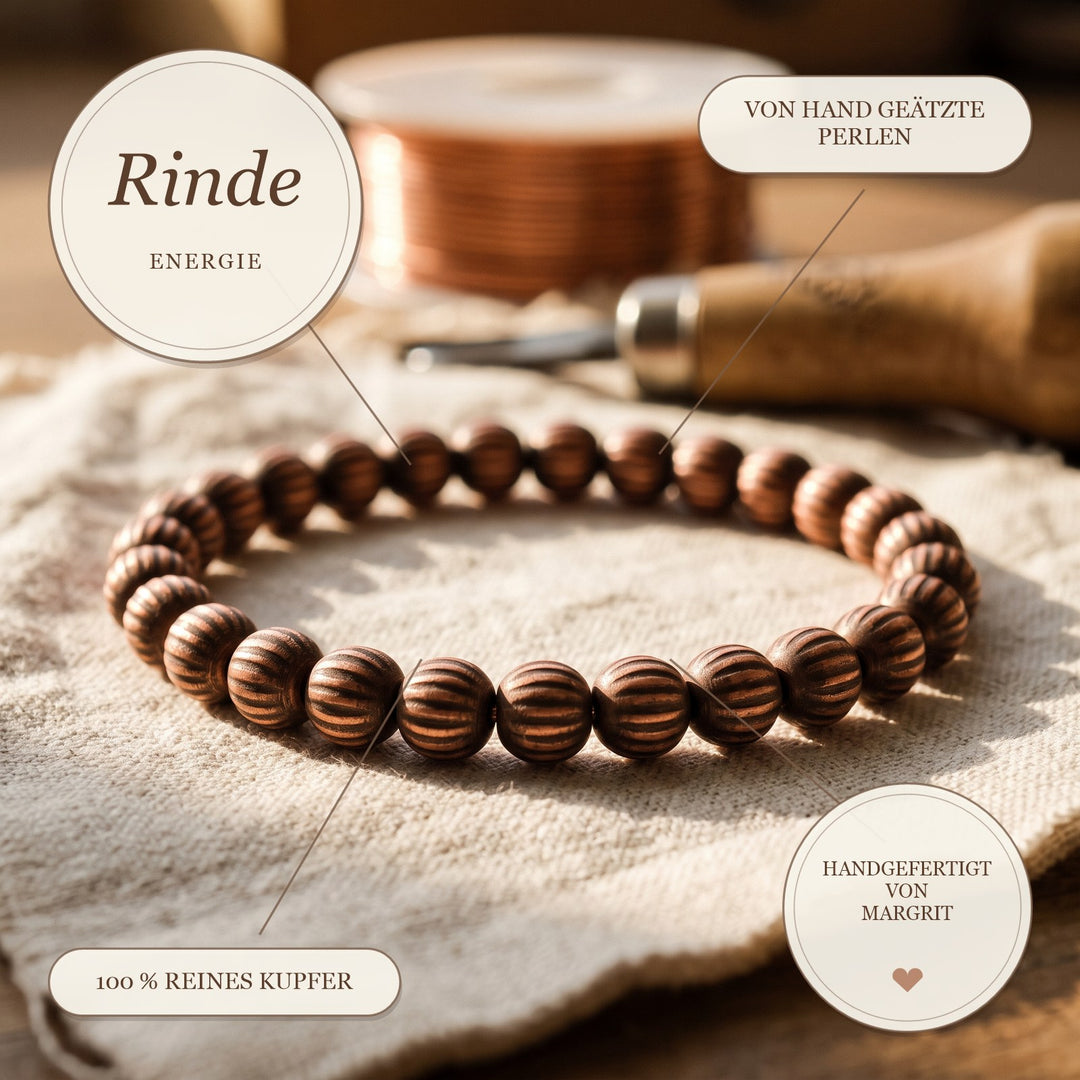 Margrits Rinde Kupferarmband