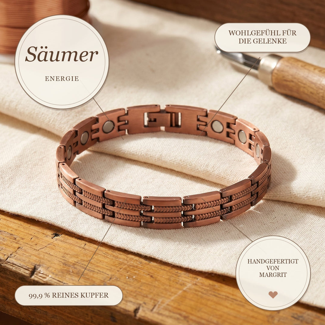 Margrits Säumer Herren-Kupferarmband