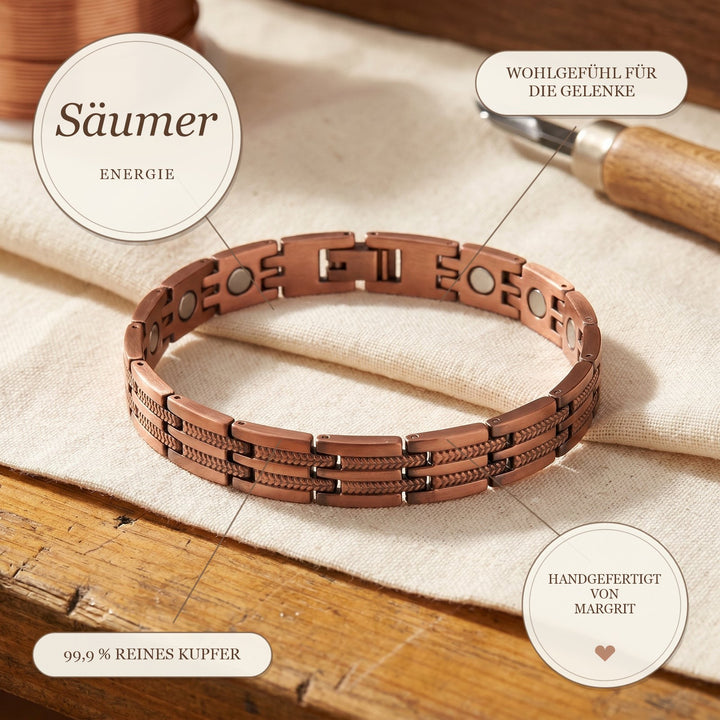 Margrits Säumer Herren-Kupferarmband