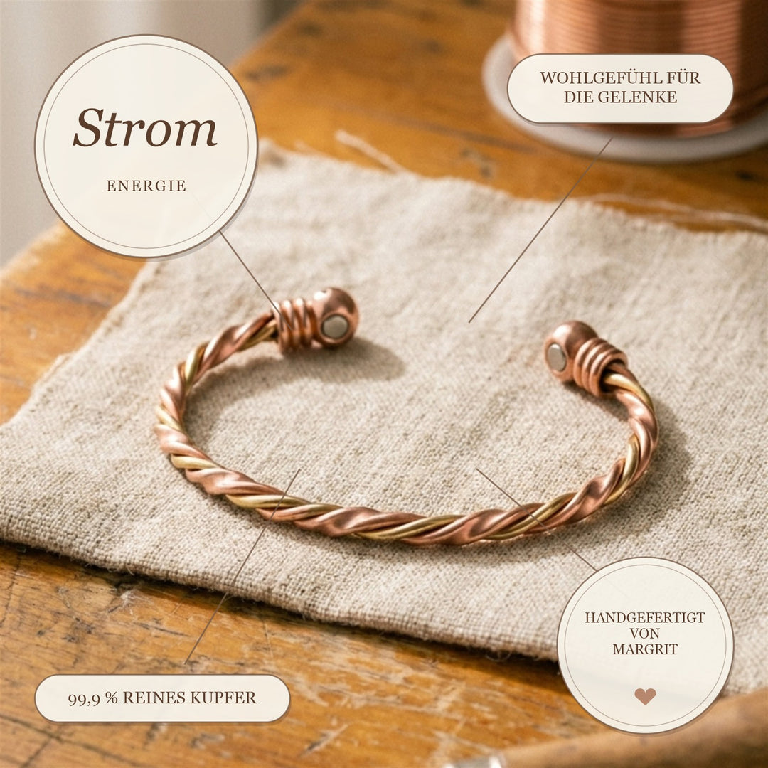 Margrits Strom Kupferarmband
