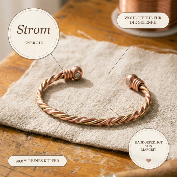 Margrits Strom Kupferarmband