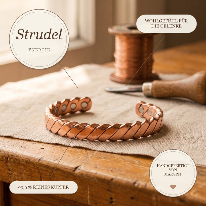 Margrits Strudel Kupferarmband