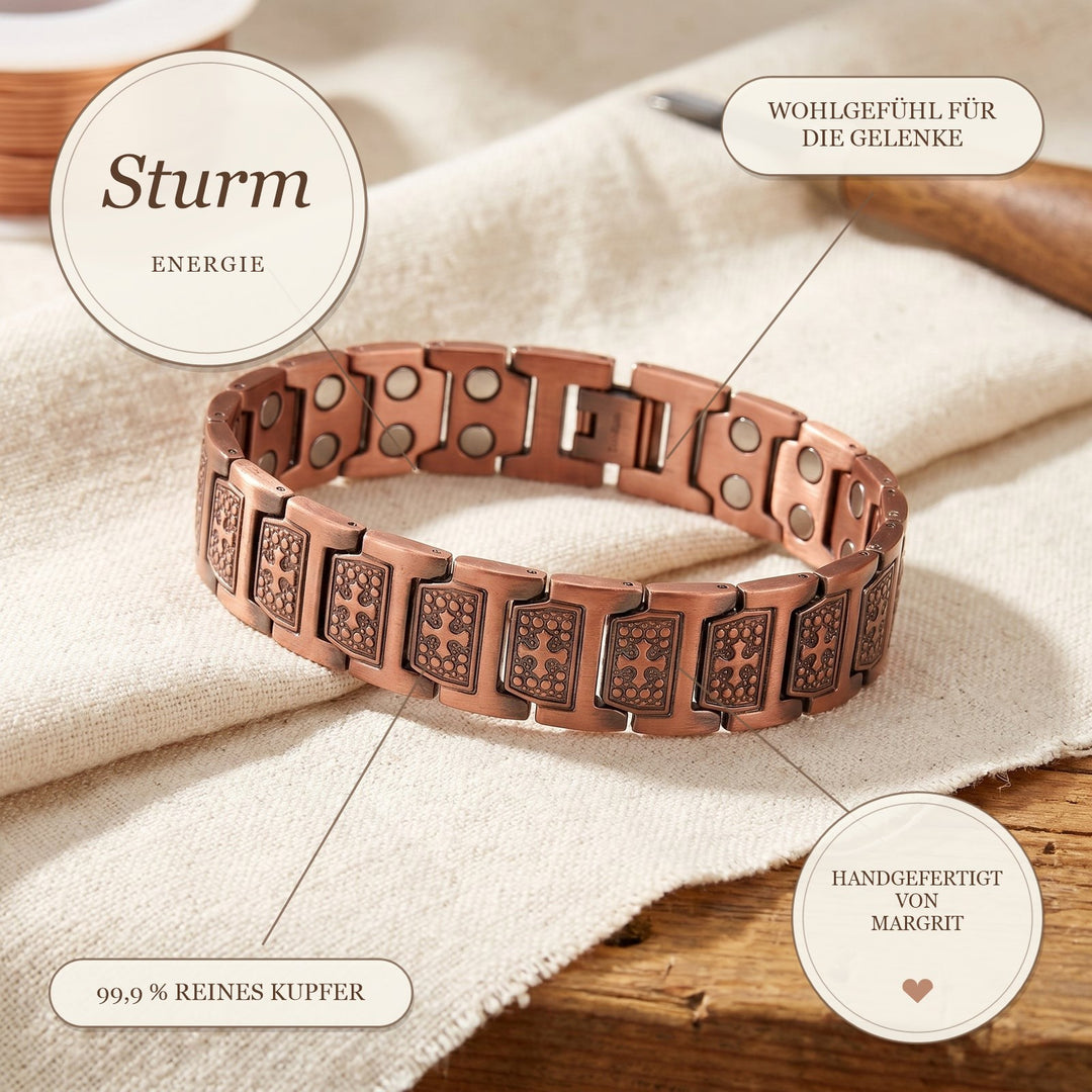 Margrits Sturm Herren-Kupferarmband
