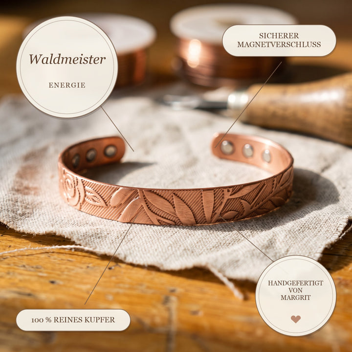 Margrits Waldmeister Kupferarmband