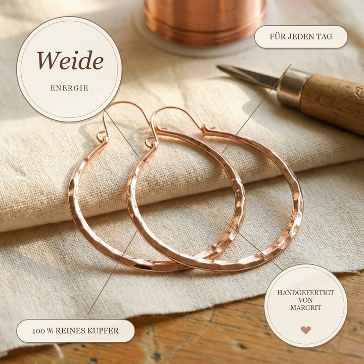 Margrits Weide Kupfer-Creolen