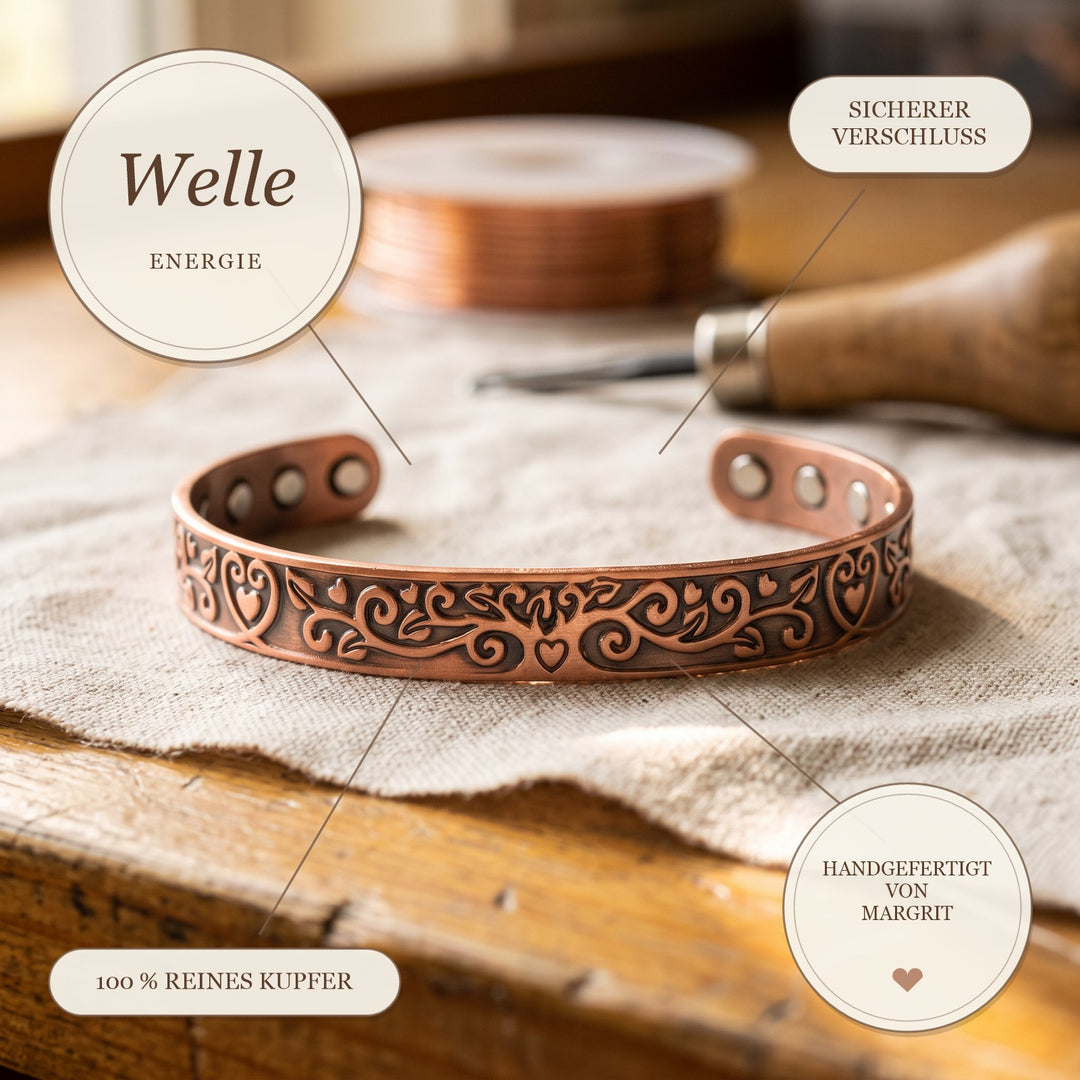 Margrits Welle Kupferarmband