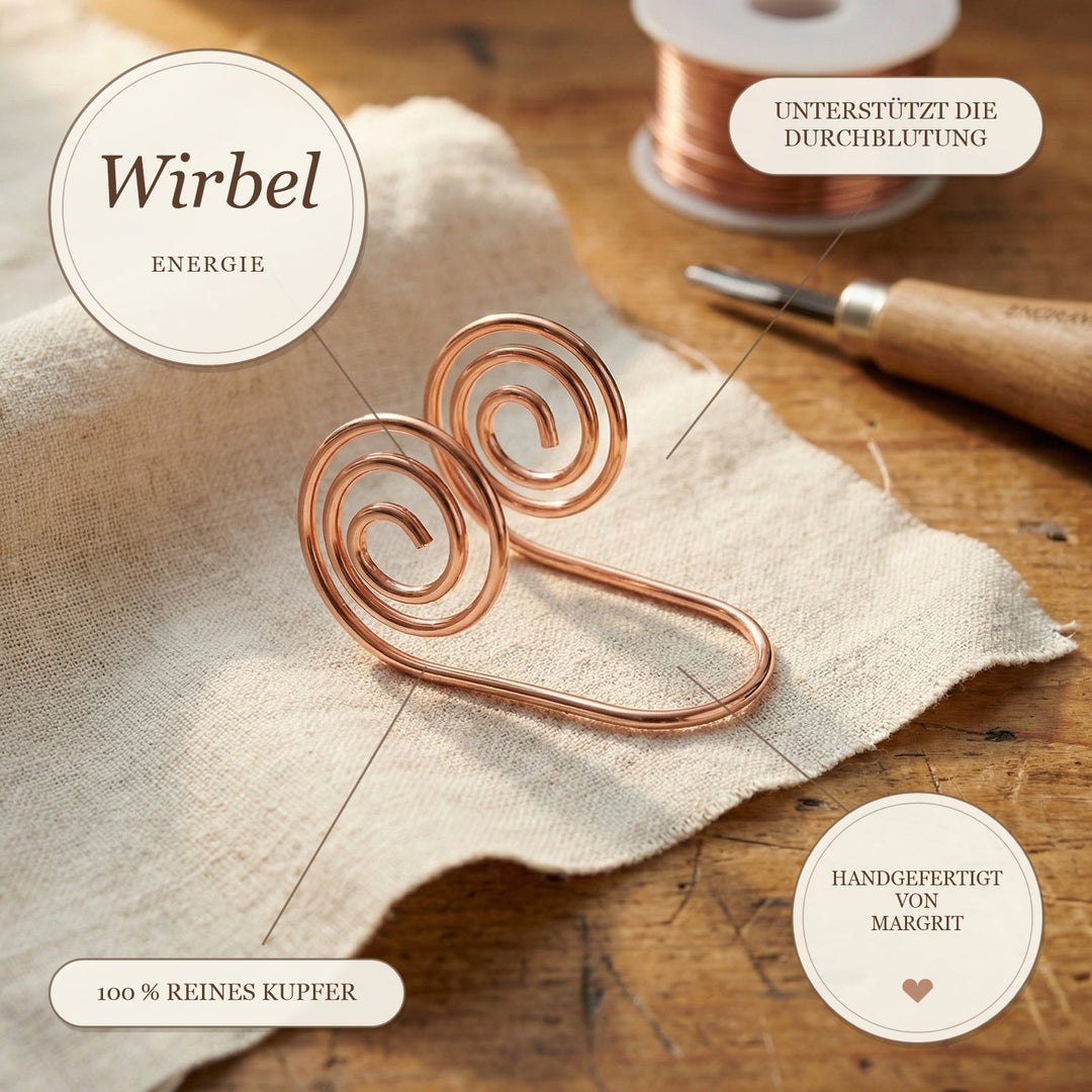 Margrits Wirbel Kupfer-Handschmuck
