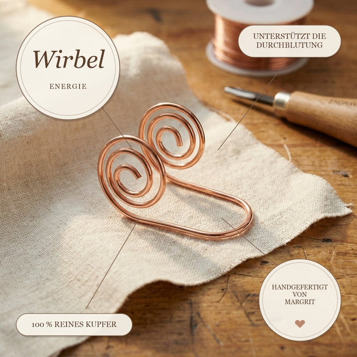 Margrits Wirbel Kupfer-Handschmuck
