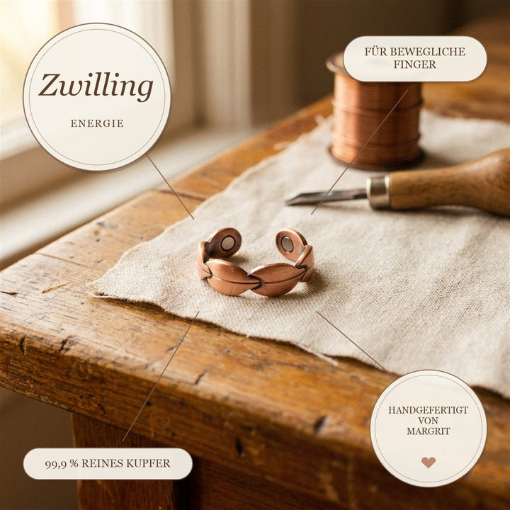 Margrits Zwilling Kupferring